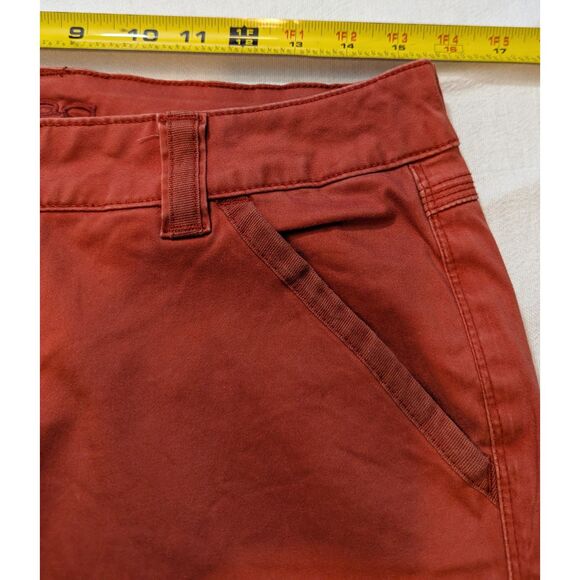 JAG Jeans Stretch Capri Pants 10P Rust Red Cropped 20" Inseam - Picture 4 of 6